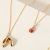 Deja Vu 9ct Yellow Gold Ladybird Necklace - Necklace - Walker & Hall