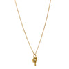 Deja Vu 9ct Yellow Gold Heart & Key Necklace - Necklace - Walker & Hall