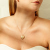 Deja Vu 9ct Yellow Gold Engraved Heart Locket - Necklace - Walker & Hall
