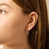 18ct Yellow Gold 1.66ct Tanzanite & Diamond Mini Sierra Earrings - Earrings - Walker & Hall