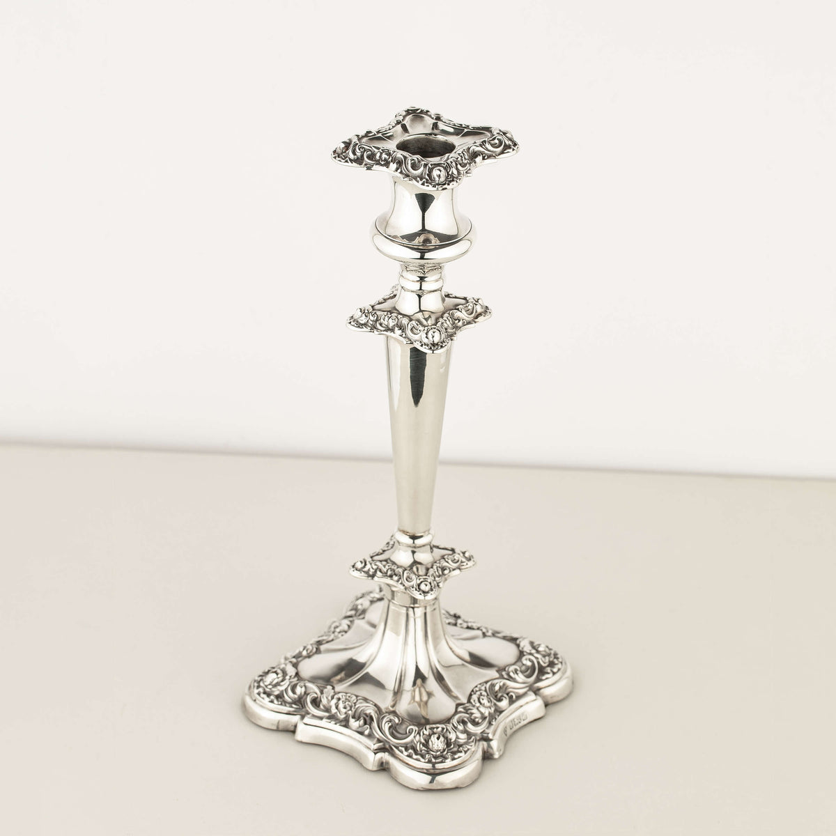 Silverware candlestick