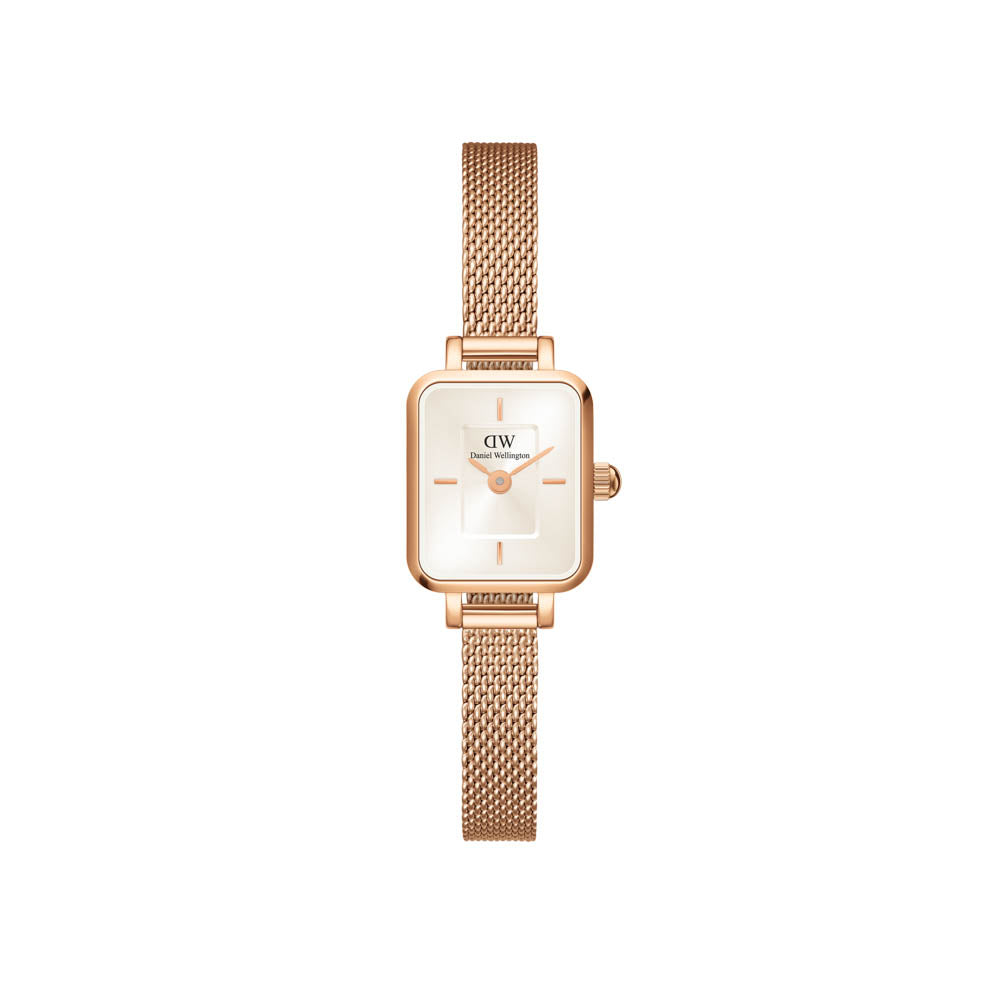 Daniel Wellington Quadro Mini Melrose Rose Gold Watch – Walker Hall