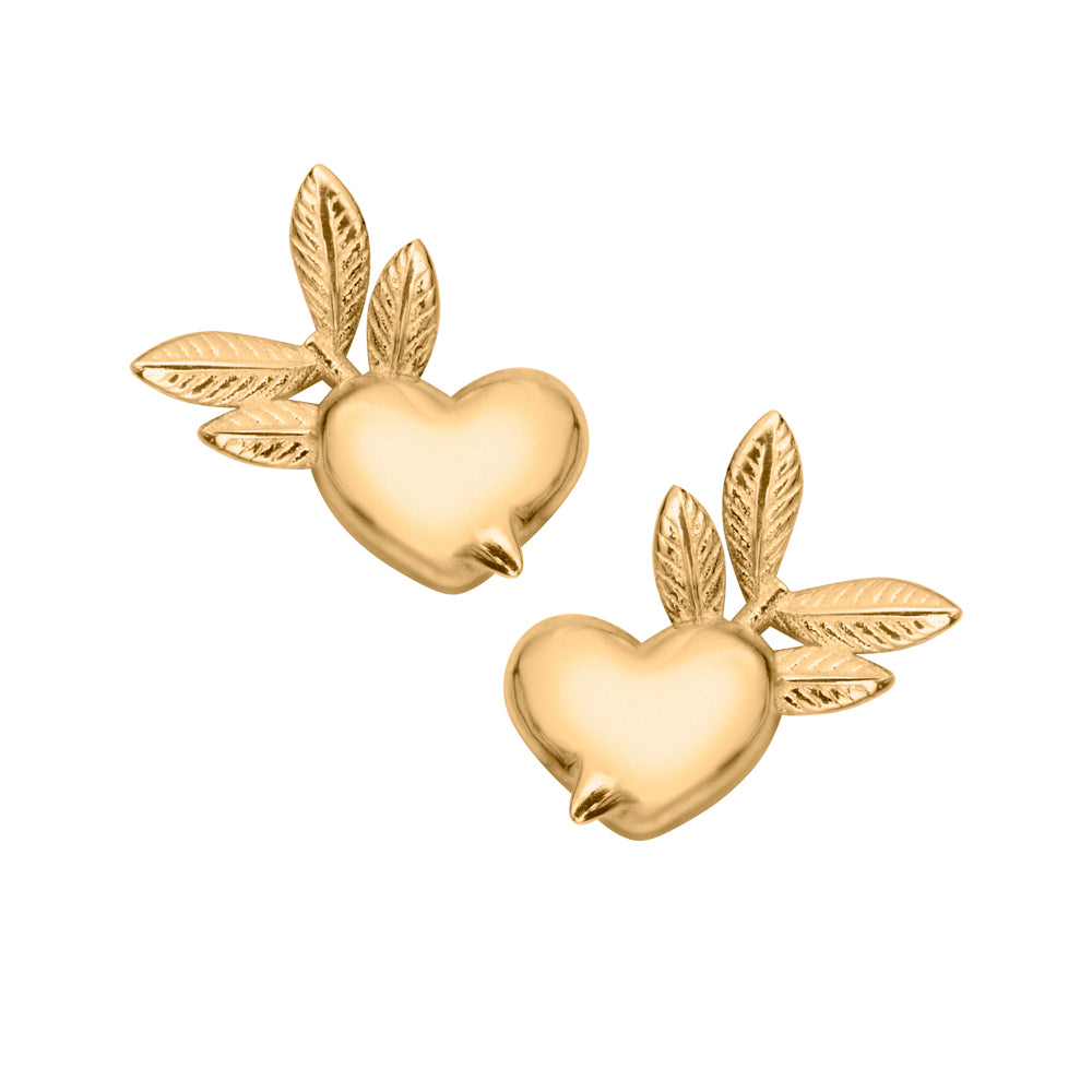 Karen Walker Mini Runaway Girl Studs 9ct Yellow Gold Walker & Hall