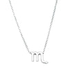 Sterling Silver Noted Zodiac Pendant - Necklace - Walker & Hall