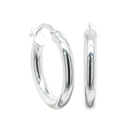 Sterling Silver Hoop Earrings - Earrings - Walker & Hall