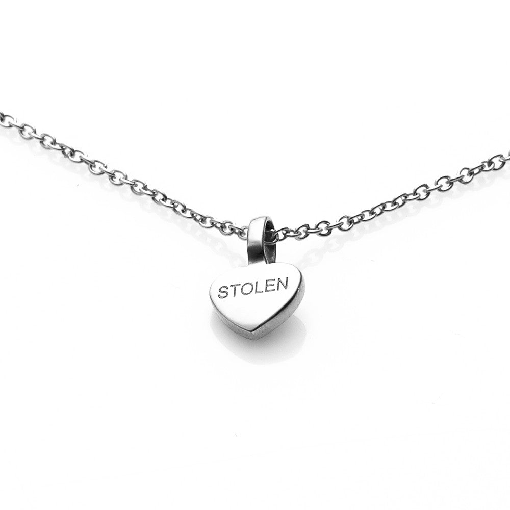 Stolen Girlfriends Club Stolen Heart Necklace Silver – Walker Hall