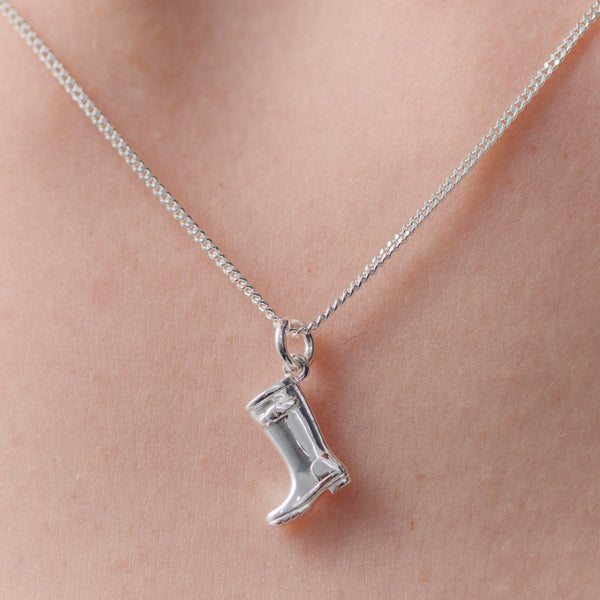 Karen Walker Gumboot Necklace Sterling Silver Walker & Hall