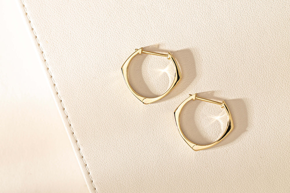 Yellow Gold Eos Earrings