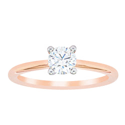 18ct Rose Gold .50ct Diamond Melba Ring - Ring - Walker & Hall
