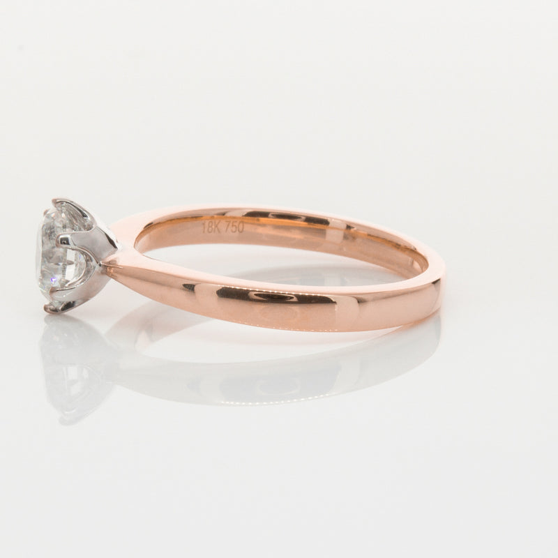 18ct Rose Gold 1.00ct Diamond Nova Ring-Ring-Walker & Hall