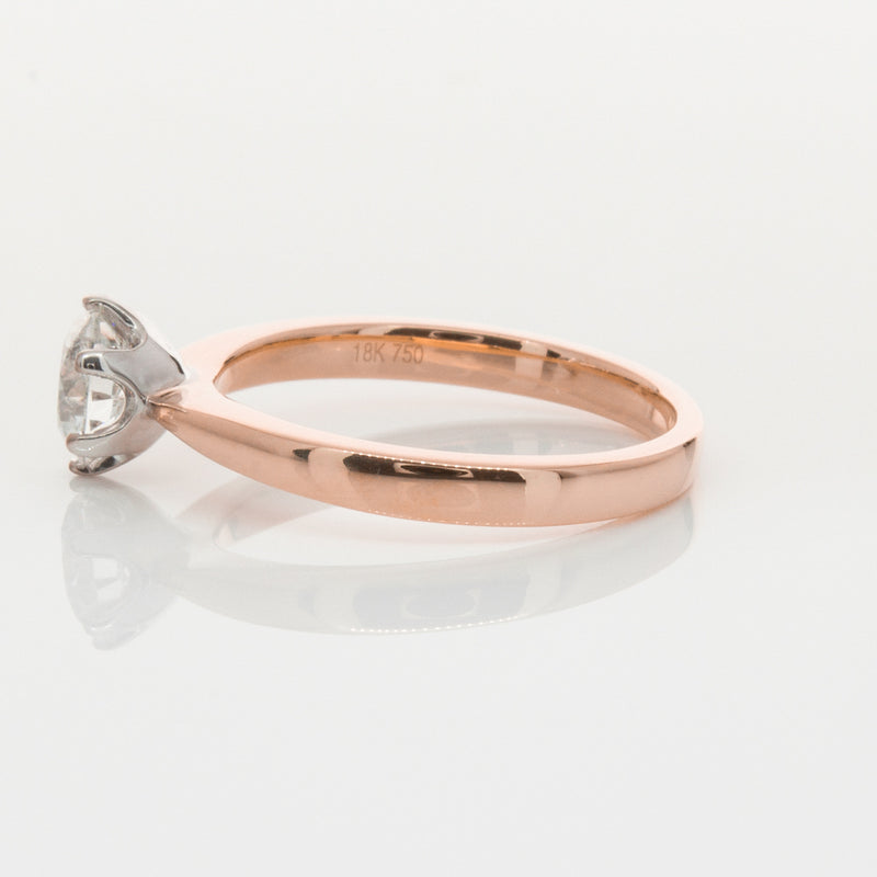 18ct Rose Gold 1.00ct Diamond Nova Ring-Ring-Walker & Hall