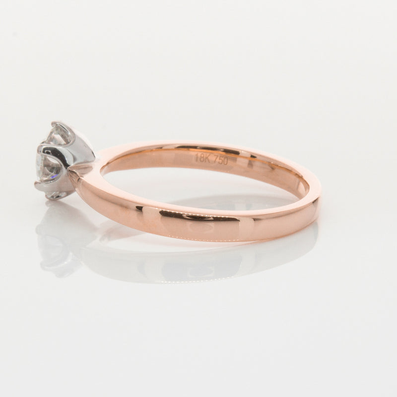 18ct Rose Gold 1.00ct Diamond Nova Ring-Ring-Walker & Hall