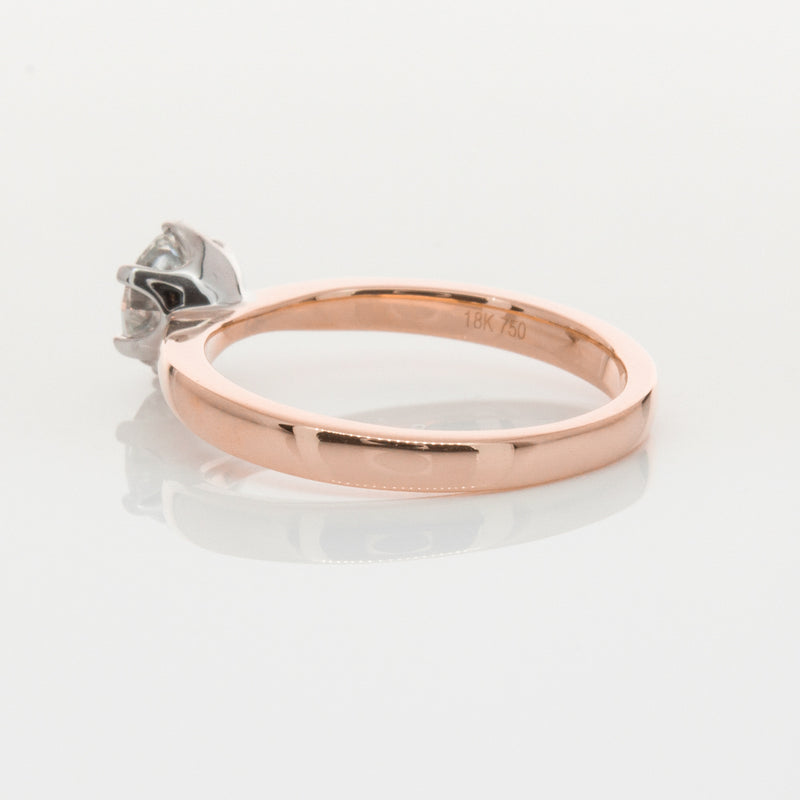 18ct Rose Gold 1.00ct Diamond Nova Ring-Ring-Walker & Hall
