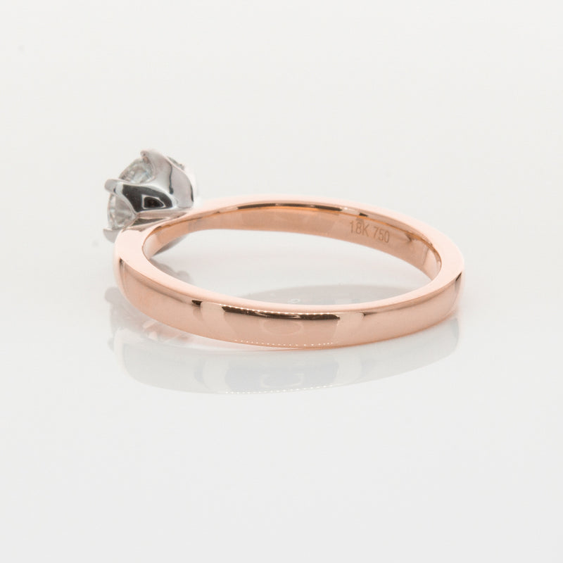 18ct Rose Gold 1.00ct Diamond Nova Ring-Ring-Walker & Hall