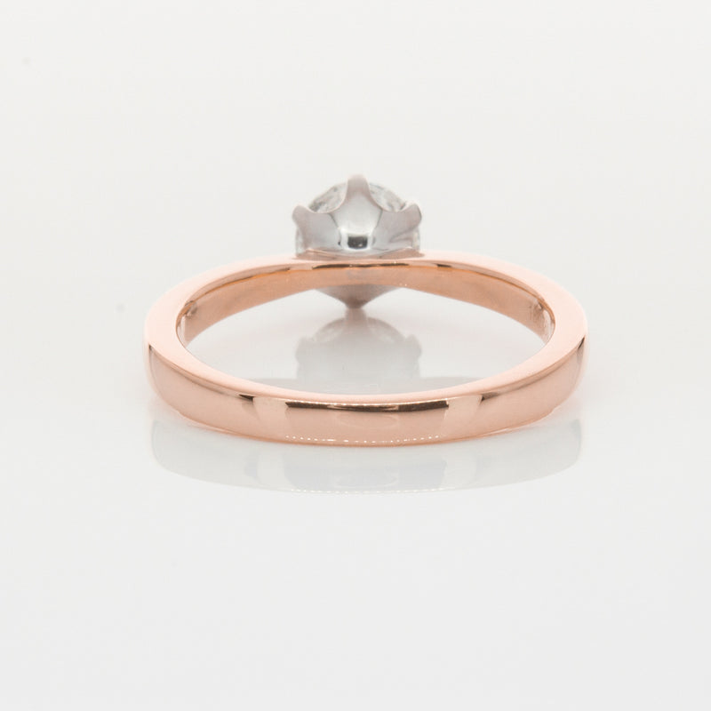 18ct Rose Gold 1.00ct Diamond Nova Ring-Ring-Walker & Hall