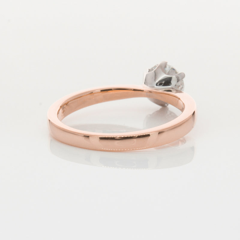 18ct Rose Gold 1.00ct Diamond Nova Ring-Ring-Walker & Hall
