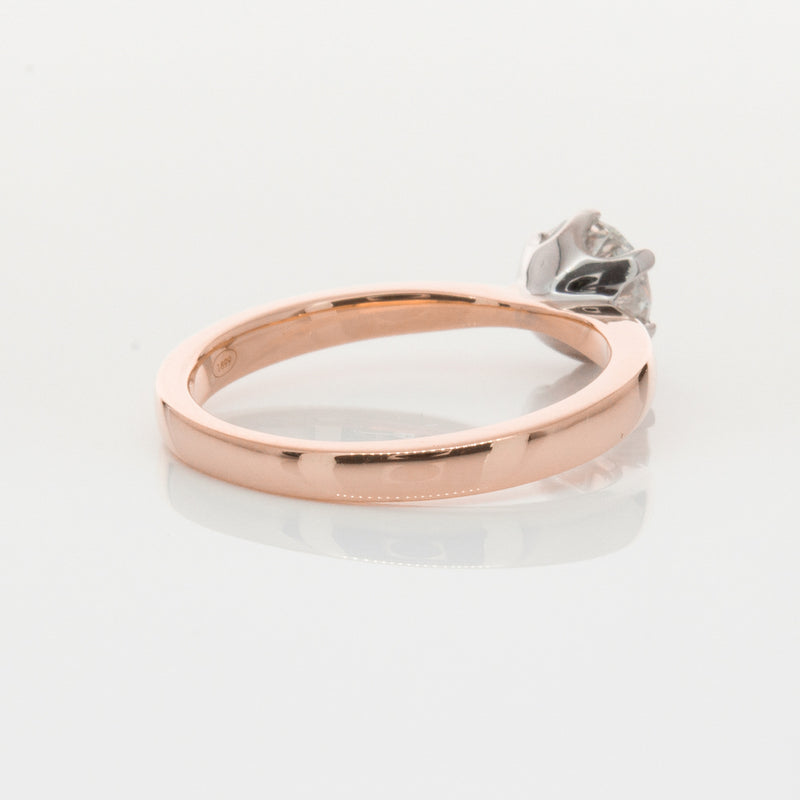 18ct Rose Gold 1.00ct Diamond Nova Ring-Ring-Walker & Hall