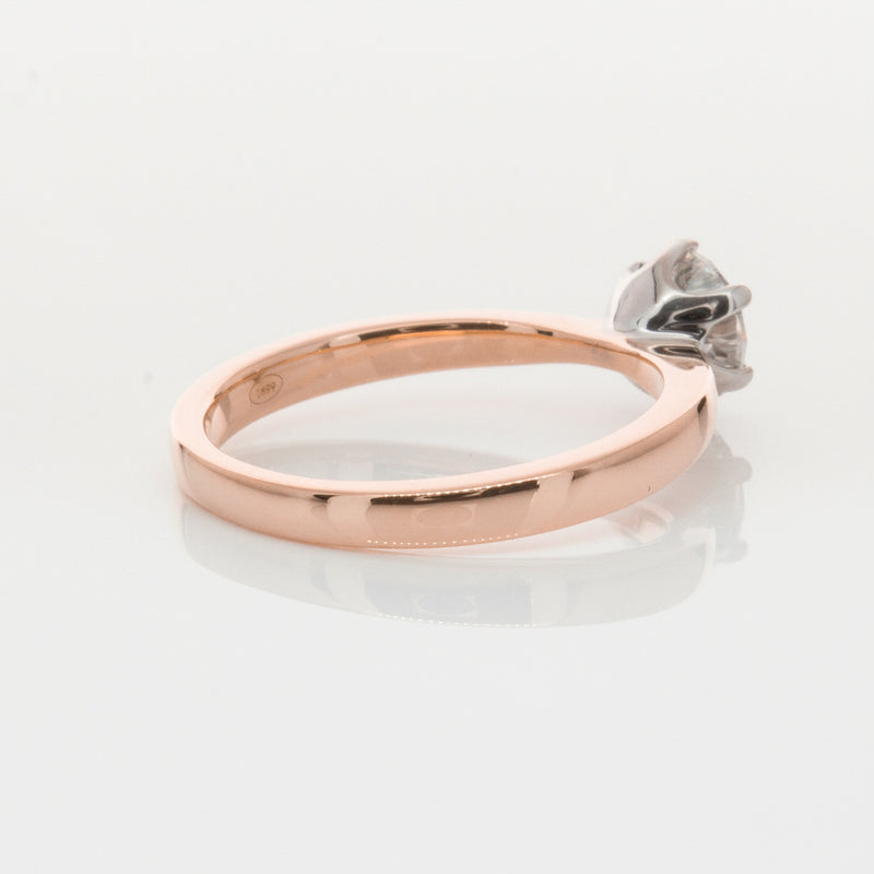 18ct Rose Gold 1.00ct Diamond Nova Ring-Ring-Walker & Hall