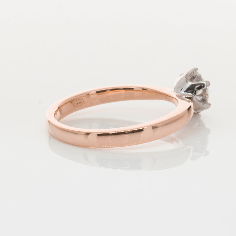 18ct Rose Gold 1.00ct Diamond Nova Ring-Ring-Walker & Hall