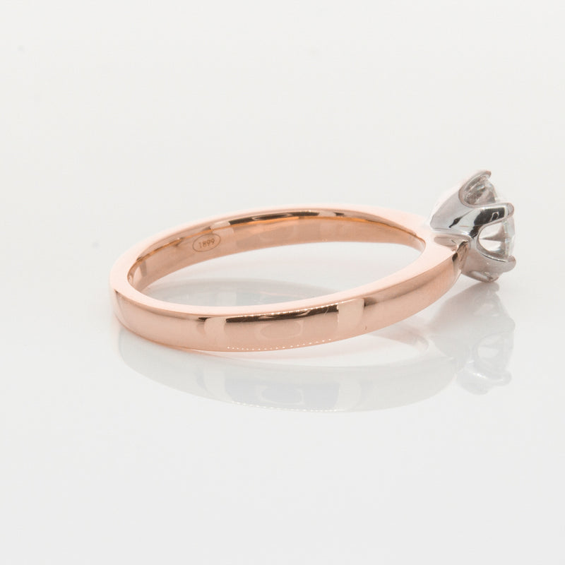 18ct Rose Gold 1.00ct Diamond Nova Ring-Ring-Walker & Hall