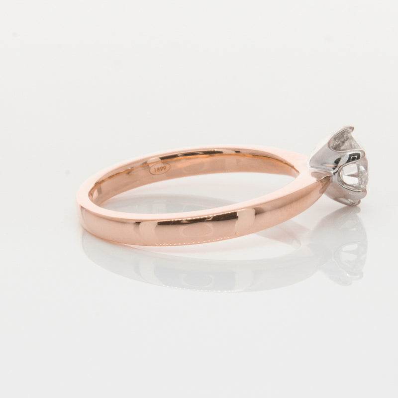18ct Rose Gold 1.00ct Diamond Nova Ring-Ring-Walker & Hall
