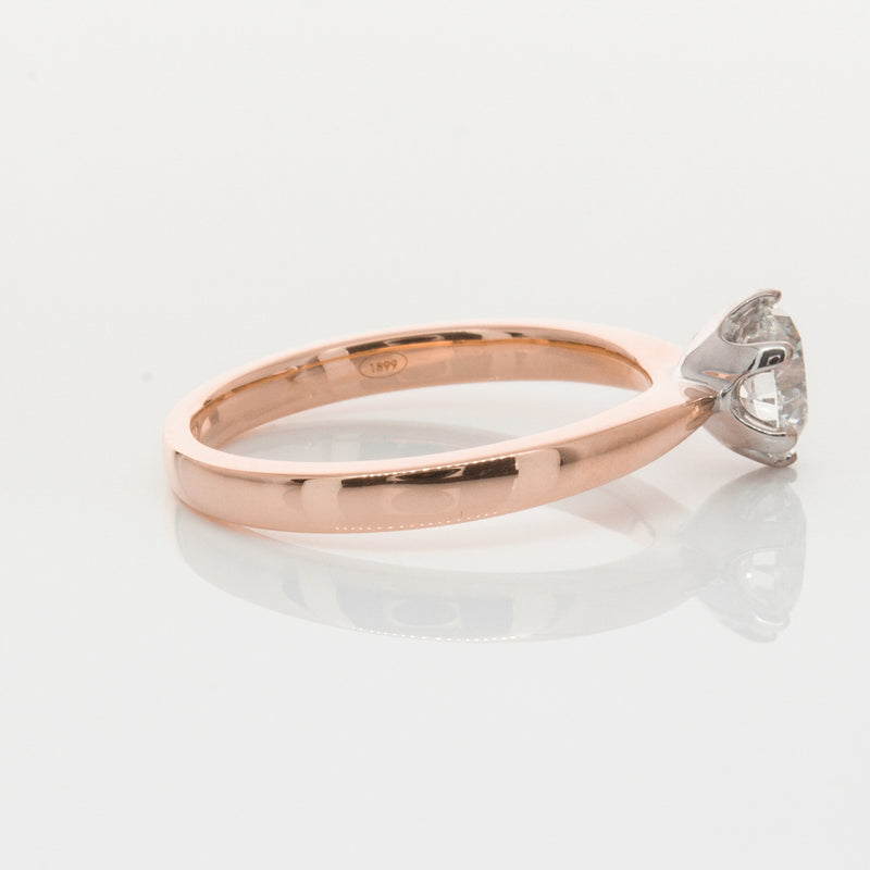 18ct Rose Gold 1.00ct Diamond Nova Ring-Ring-Walker & Hall