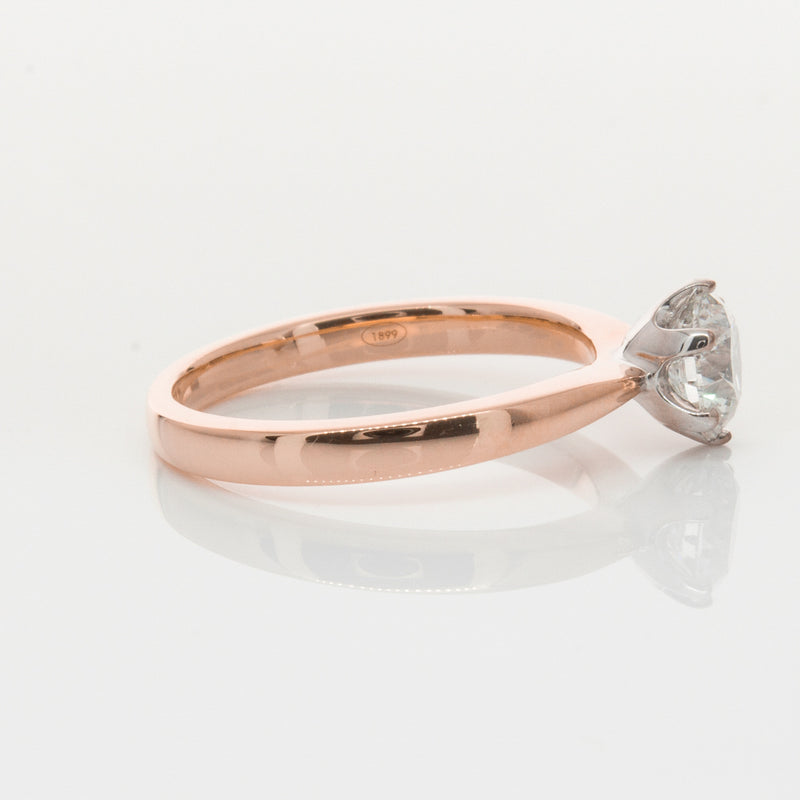 18ct Rose Gold 1.00ct Diamond Nova Ring-Ring-Walker & Hall
