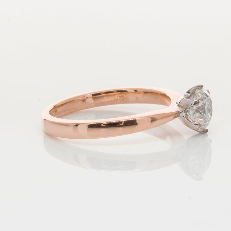 18ct Rose Gold 1.00ct Diamond Nova Ring-Ring-Walker & Hall