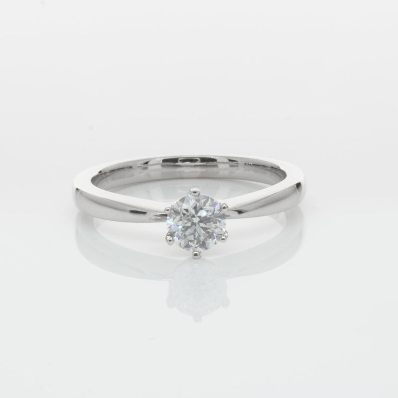 18ct White Gold .50ct Diamond Nova Ring-Ring-Walker & Hall