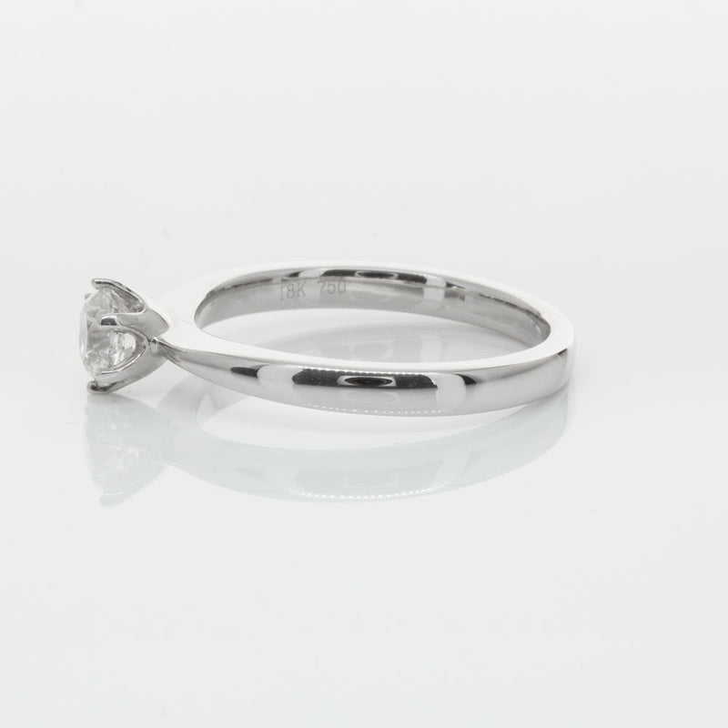 18ct White Gold .50ct Diamond Nova Ring-Ring-Walker & Hall