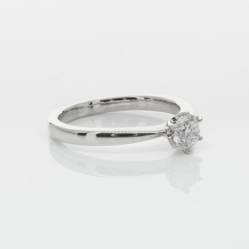 18ct White Gold .50ct Diamond Nova Ring-Ring-Walker & Hall