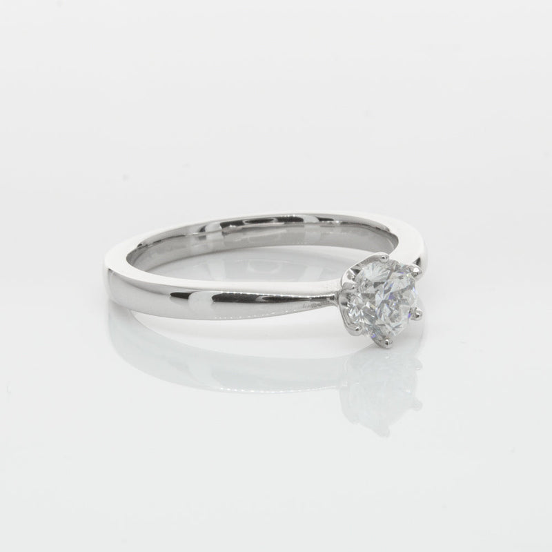 18ct White Gold .50ct Diamond Nova Ring-Ring-Walker & Hall