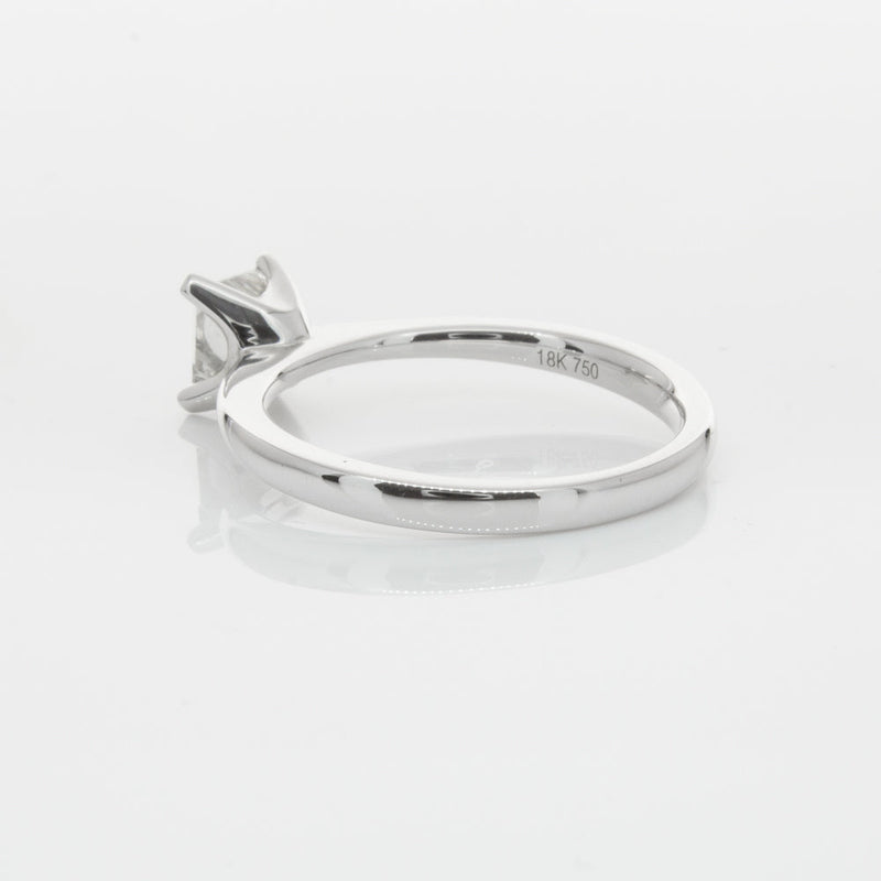 18ct White Gold .71ct Princess Cut Diamond Royale Ring-Ring-Walker & Hall