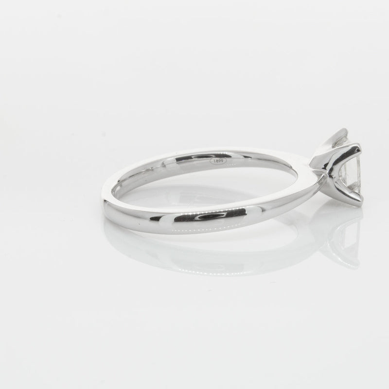 18ct White Gold .71ct Princess Cut Diamond Royale Ring-Ring-Walker & Hall