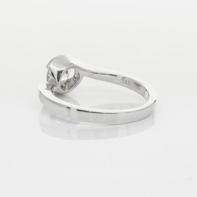 18ct White Gold .70ct Diamond Embrace Ring-Ring-Walker & Hall