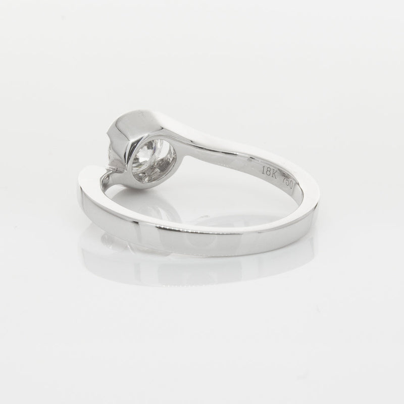 18ct White Gold .70ct Diamond Embrace Ring-Ring-Walker & Hall