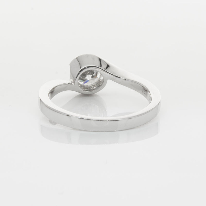 18ct White Gold .70ct Diamond Embrace Ring-Ring-Walker & Hall