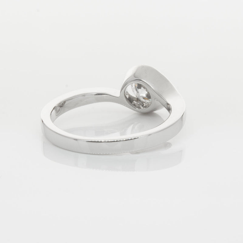 18ct White Gold .70ct Diamond Embrace Ring-Ring-Walker & Hall