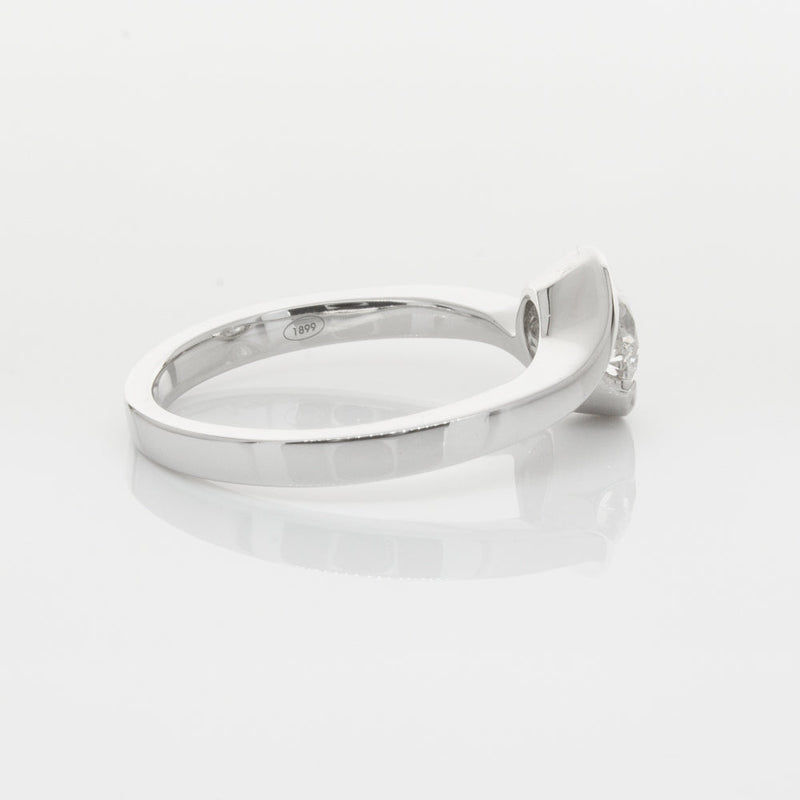 18ct White Gold .70ct Diamond Embrace Ring-Ring-Walker & Hall