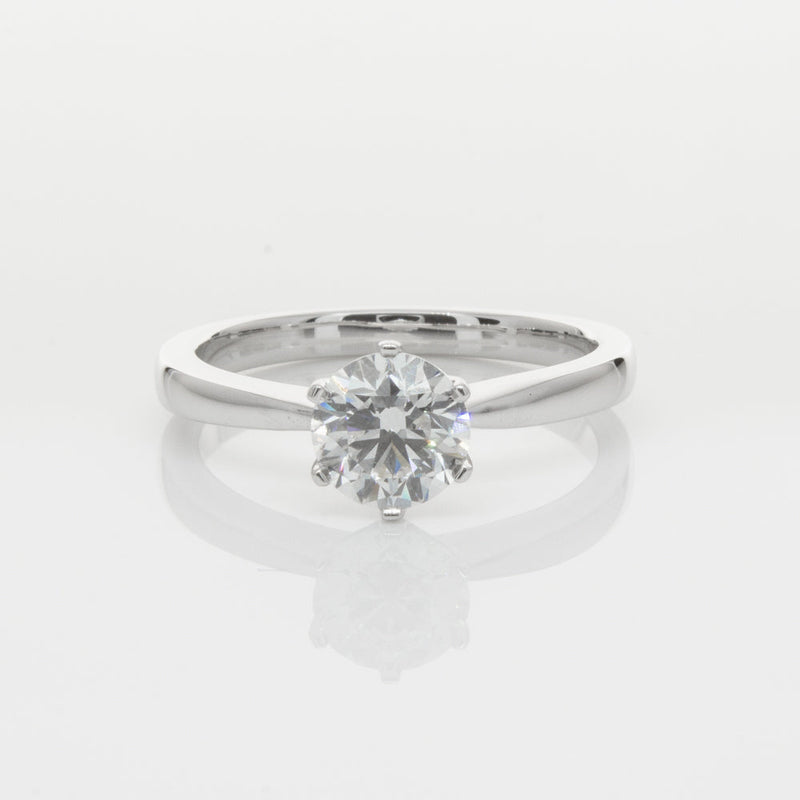 18ct White Gold 1.01ct Diamond Nova Ring-Ring-Walker & Hall