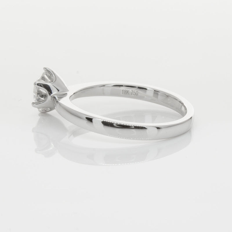 18ct White Gold 1.01ct Diamond Nova Ring-Ring-Walker & Hall