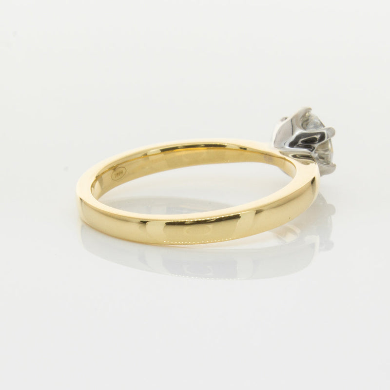 18ct Yellow Gold 1.00ct Diamond Nova Ring-Ring-Walker & Hall