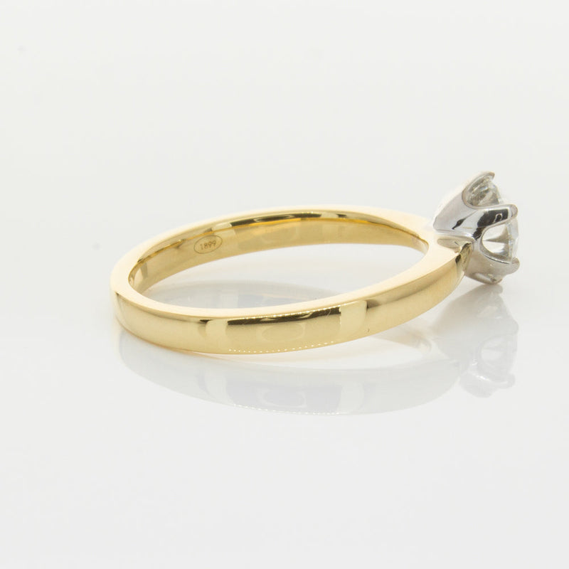 18ct Yellow Gold 1.00ct Diamond Nova Ring-Ring-Walker & Hall
