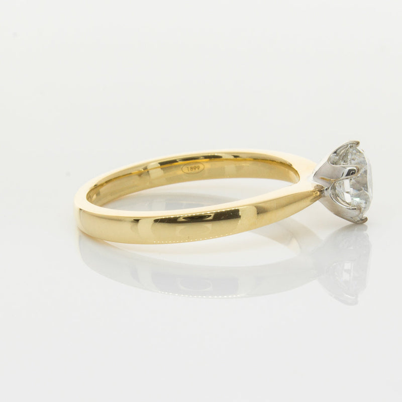 18ct Yellow Gold 1.00ct Diamond Nova Ring-Ring-Walker & Hall
