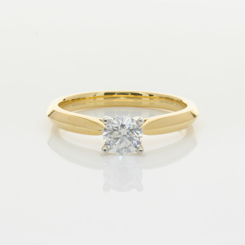 18ct Yellow Gold .46ct Diamond Venetian Ring-Ring-Walker & Hall