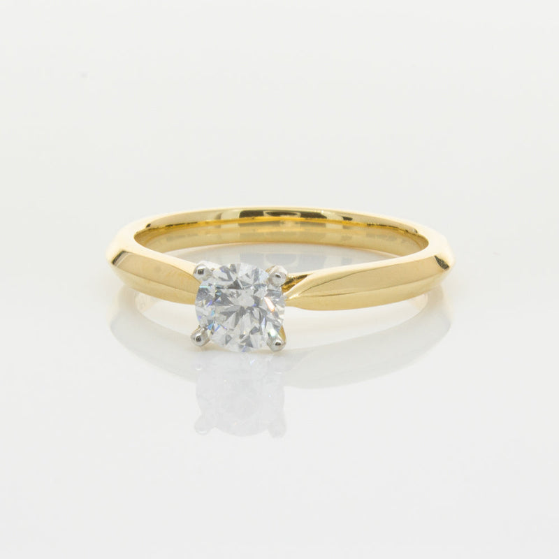 18ct Yellow Gold .46ct Diamond Venetian Ring-Ring-Walker & Hall