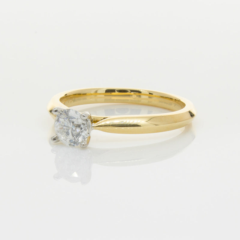 18ct Yellow Gold .46ct Diamond Venetian Ring-Ring-Walker & Hall