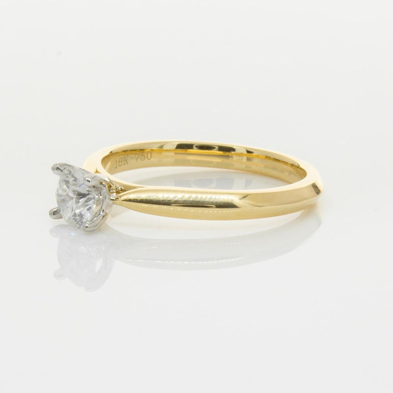 18ct Yellow Gold .50ct Diamond Venetian Ring-Ring-Walker & Hall