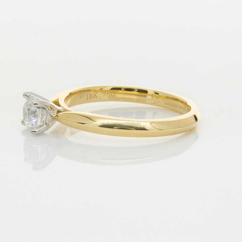 18ct Yellow Gold .50ct Diamond Venetian Ring-Ring-Walker & Hall