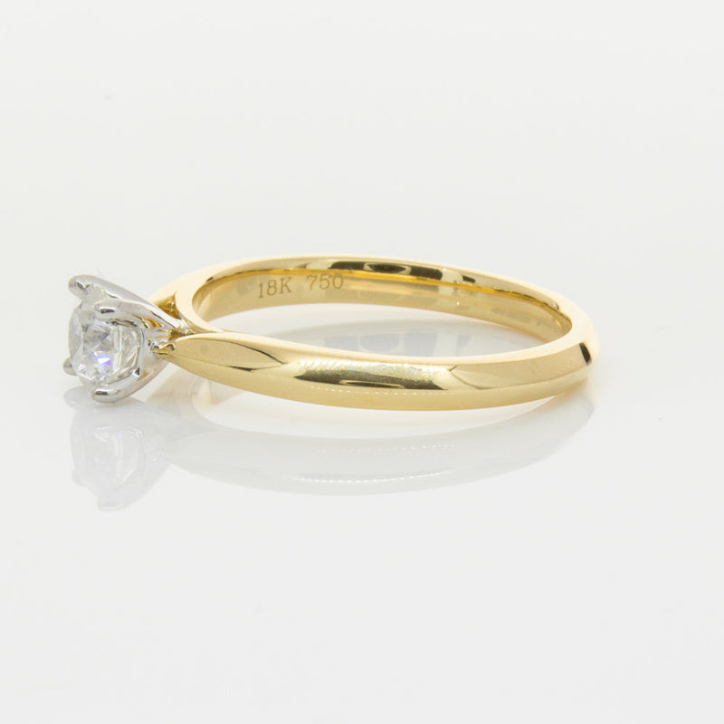18ct Yellow Gold .46ct Diamond Venetian Ring-Ring-Walker & Hall